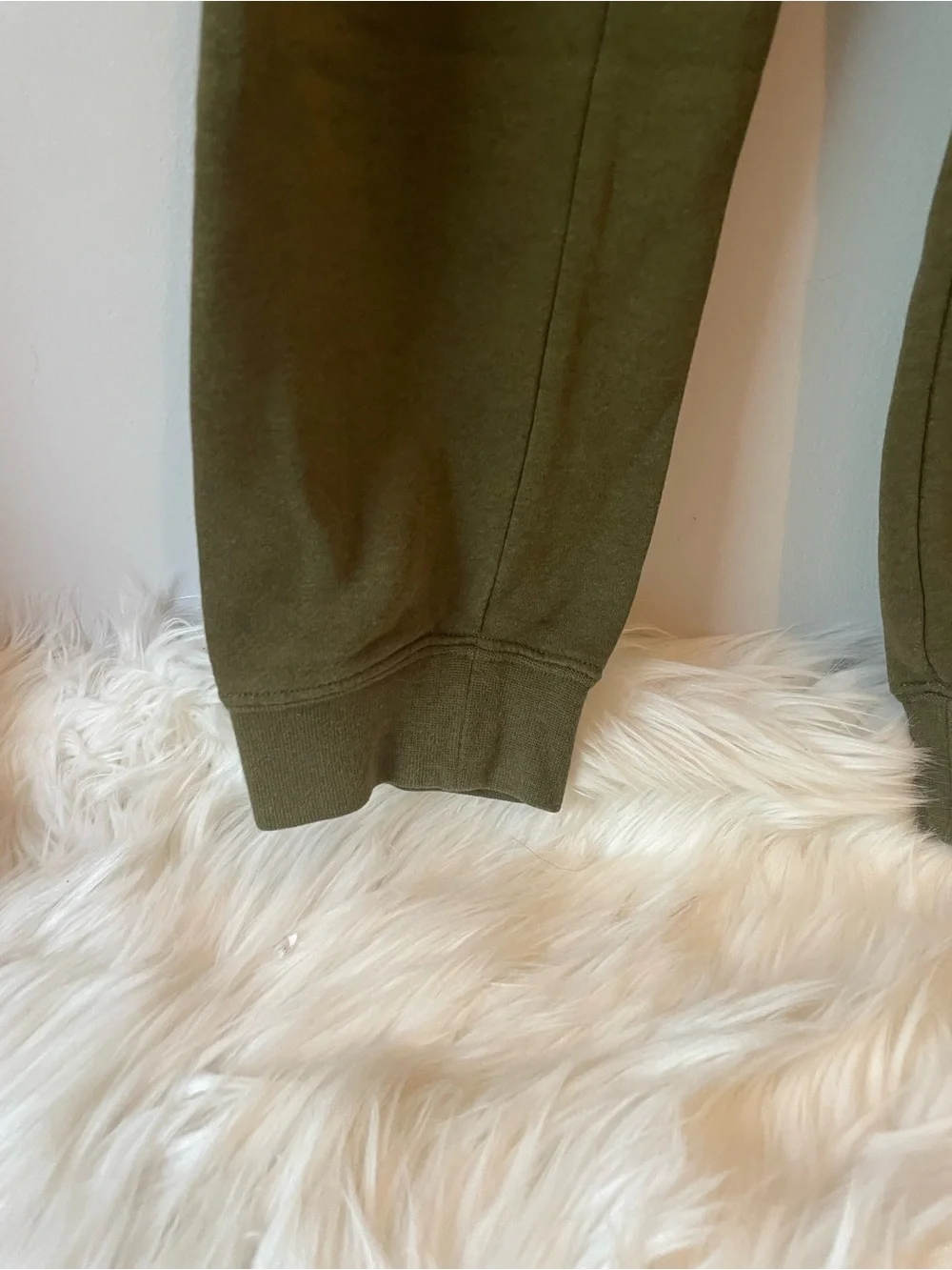 Nike  Olive Green Fleece Joggers